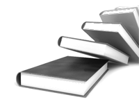Een aantal boeken uit de Oyfo bibliotheek